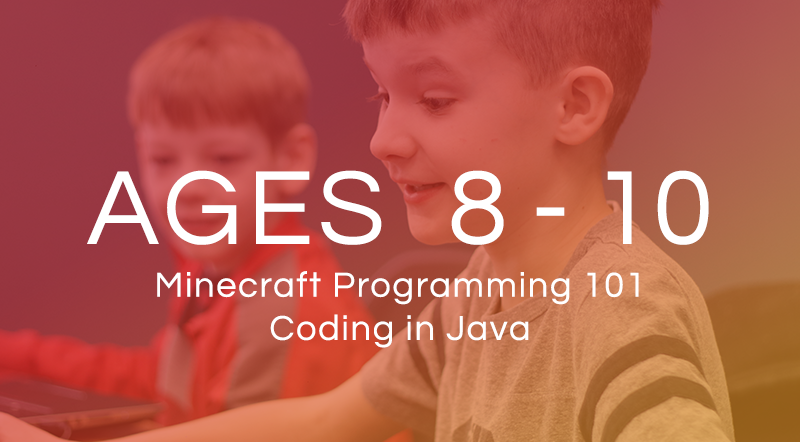 Minecraft programming classes for students ages 11 and older.